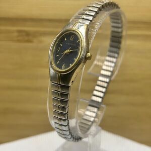 Womens Waltham Quartz Watch With Expandable Fluted Band